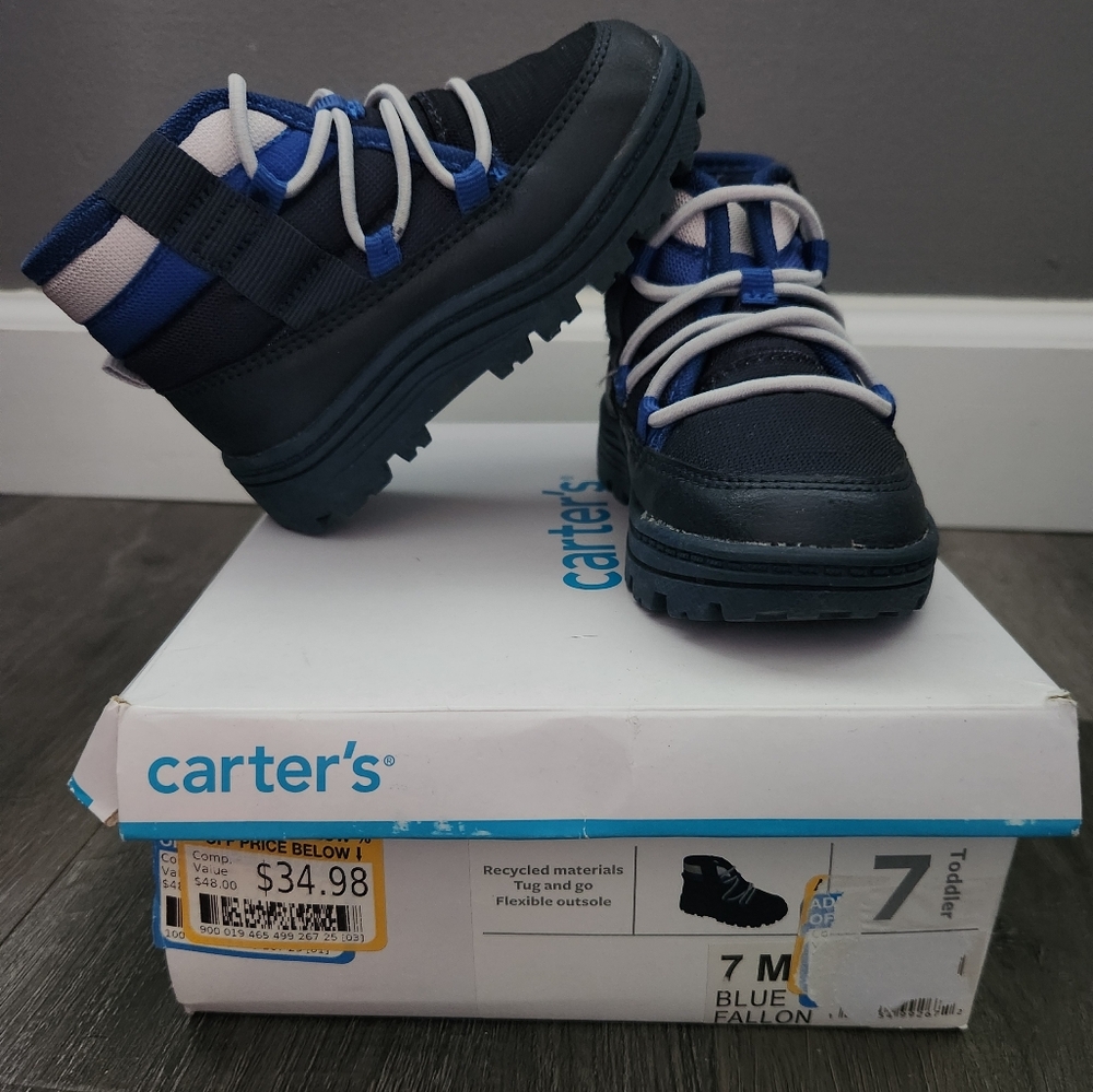 Carters Size 7 Navy Blue Winter Fallon Boots